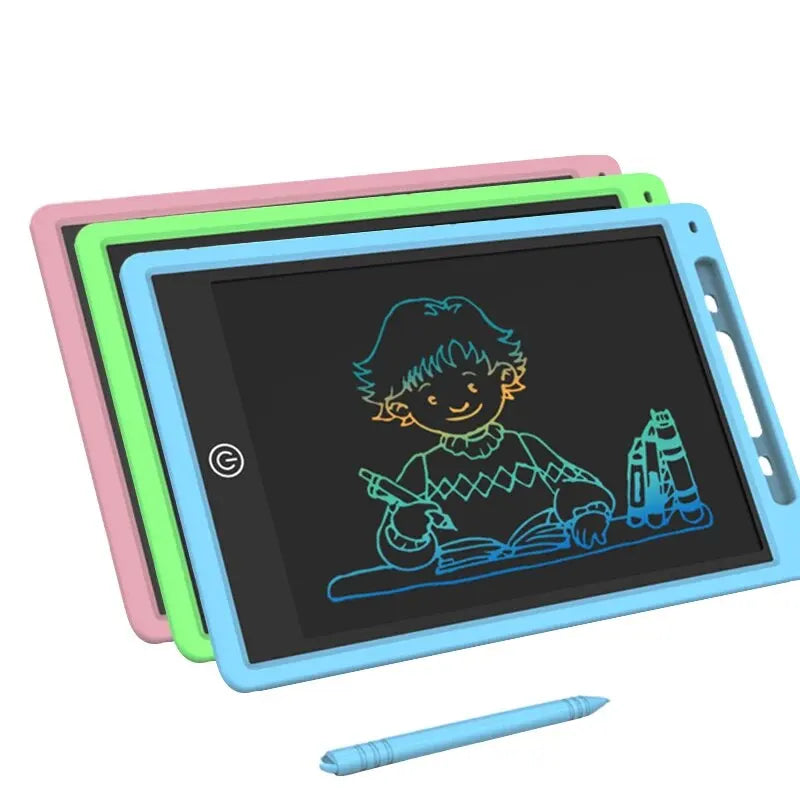 LCD Writing Tablet - Perfekt för Ritning och Skrivning | 6.5/8.5/10/12 Tum Magisk Raderbar Ritplatta för Barn | Julklapp för Pojkar