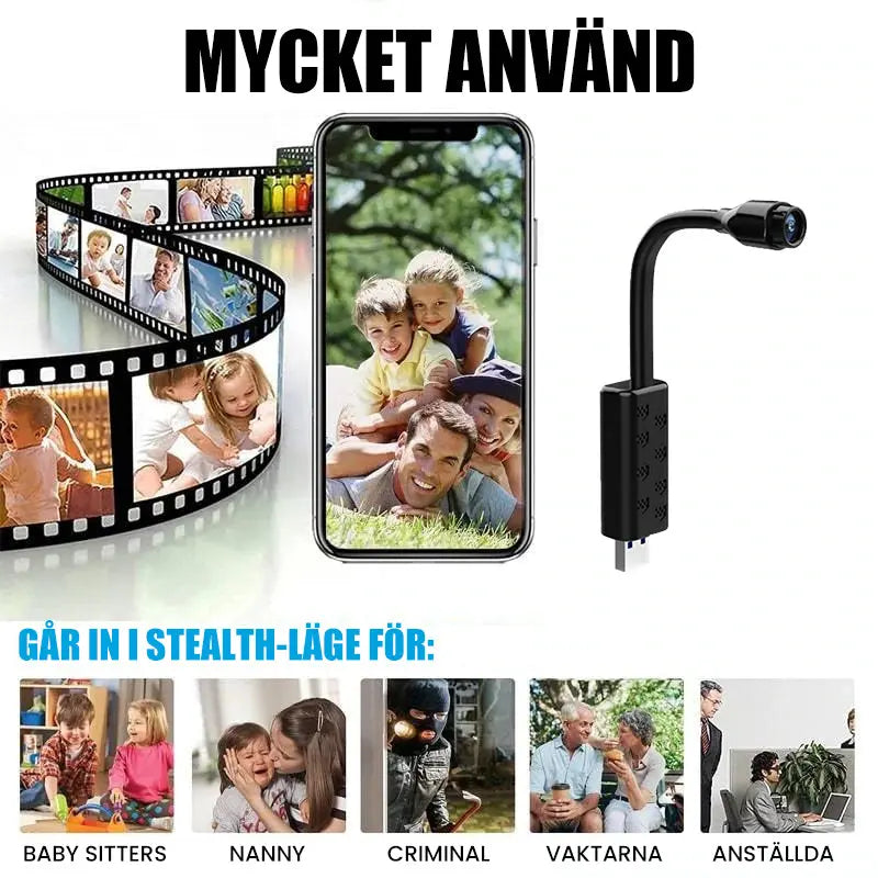 Sladdlös Mini WiFi-kamera - Lamora Sverige