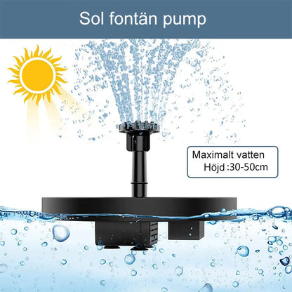 Solcellsdriven Fontänpump - Lamora Sverige