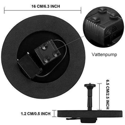 Solcellsdriven Fontänpump - Lamora Sverige