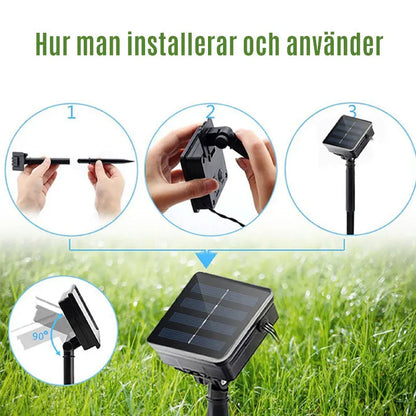 Solcellsdriven klätterväxt lampa - Lamora Sverige