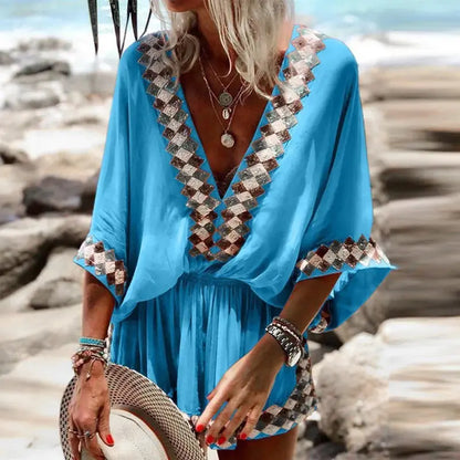 Strand boho jumpsuit - Lamora Sverige