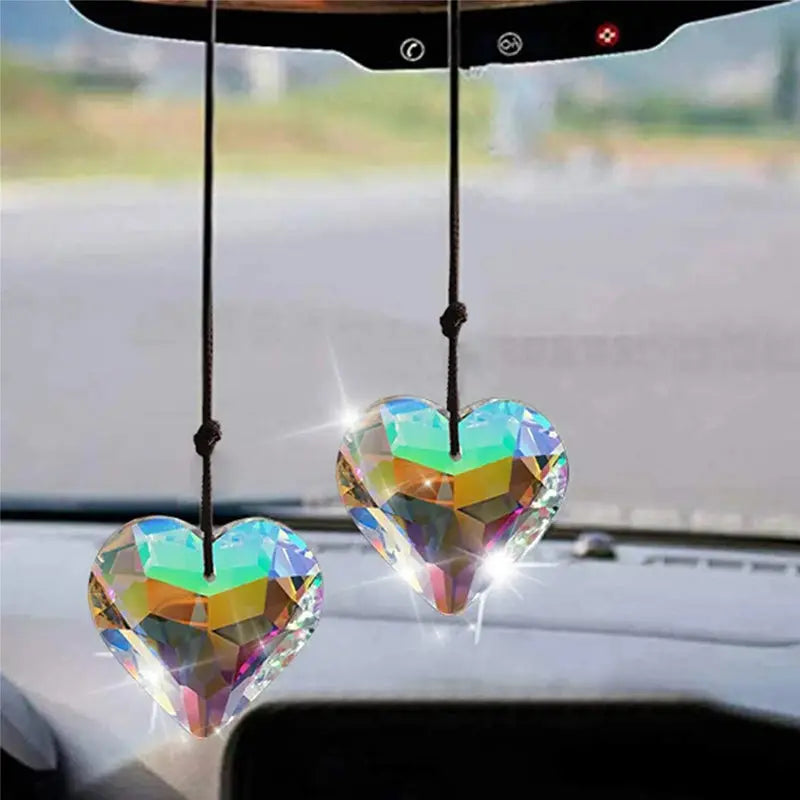 Suncatcher Prism Hantverk hängande hjärta - Lamora Sverige