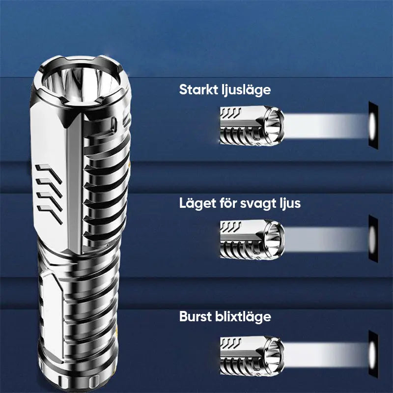 Taktisk starkt ljus ficklampa - Lamora Sverige