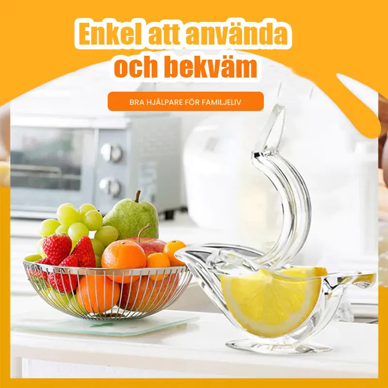 Transparent manuell juicepress - Lamora Sverige