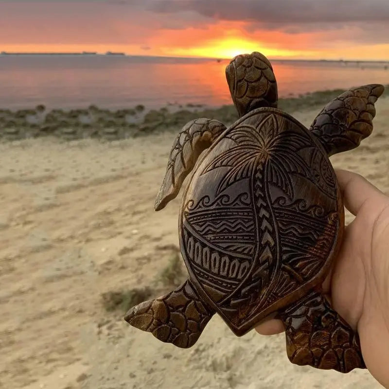 Träsnideri Hawaiisk sköldpadda - Lamora Sverige