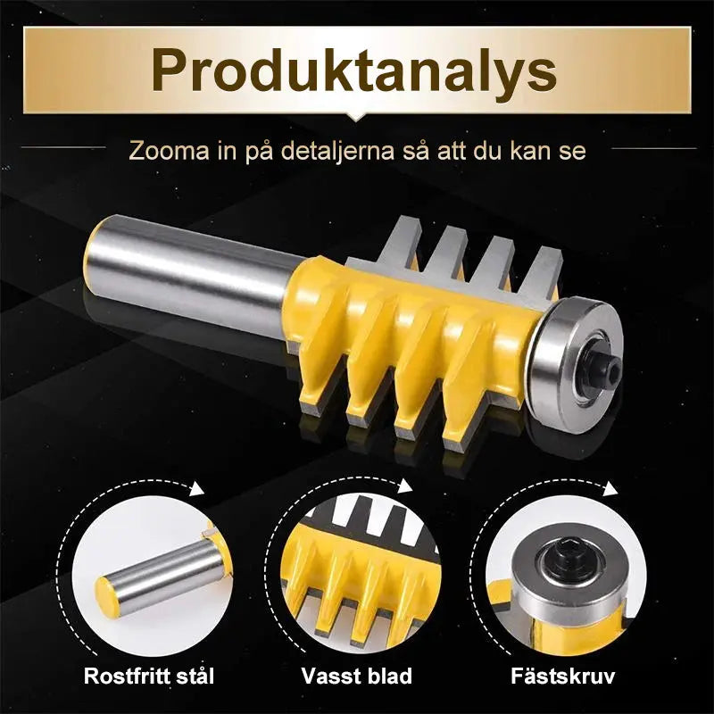 Tungan & Räffla Fräsning Router Bit - Lamora Sverige