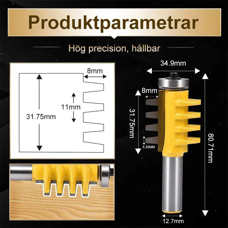 Tungan & Räffla Fräsning Router Bit - Lamora Sverige