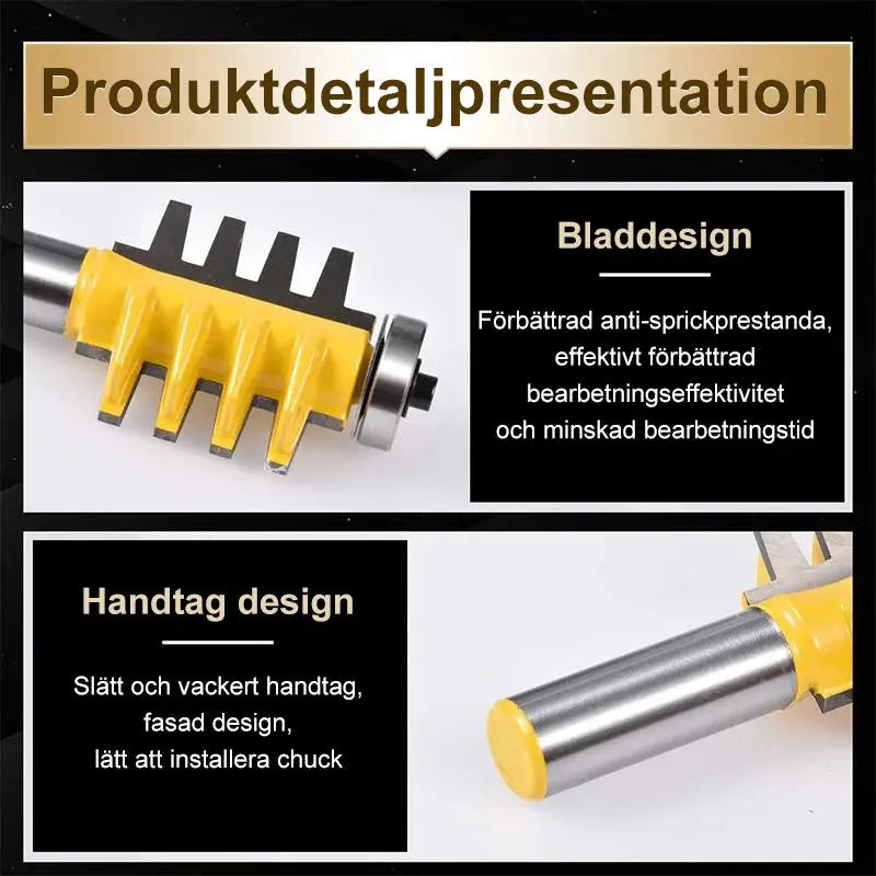 Tungan & Räffla Fräsning Router Bit - Lamora Sverige