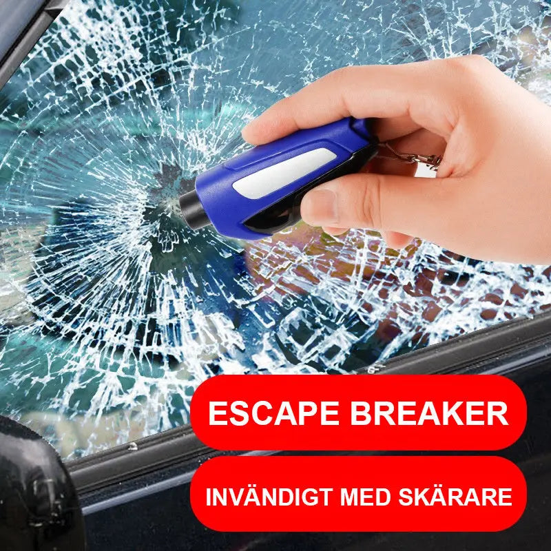 Uppgraderad 3-i-1 Car Window Breaker - Lamora Sverige