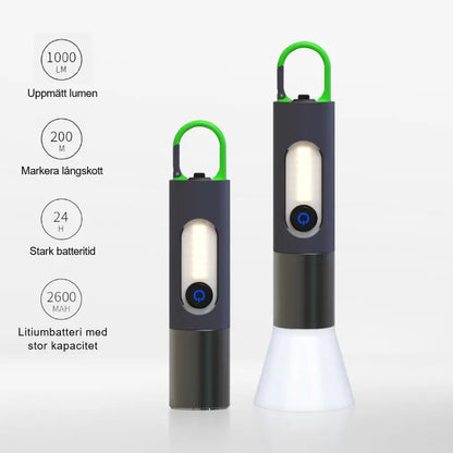 Zoomable LED Flashlight - Lamora Sverige