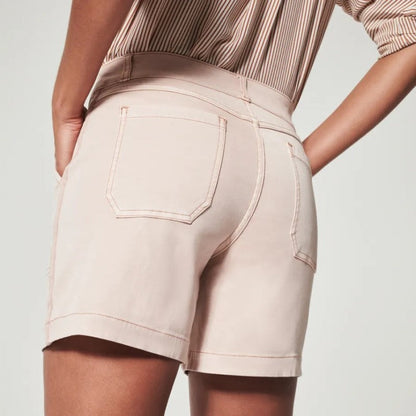 Stretchshorts för kvinnor med twill