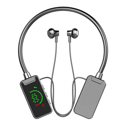 Bluetooth-headset med digital display och nackband