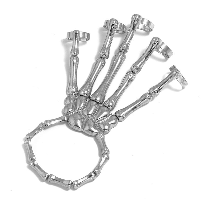 Metal skelett armband