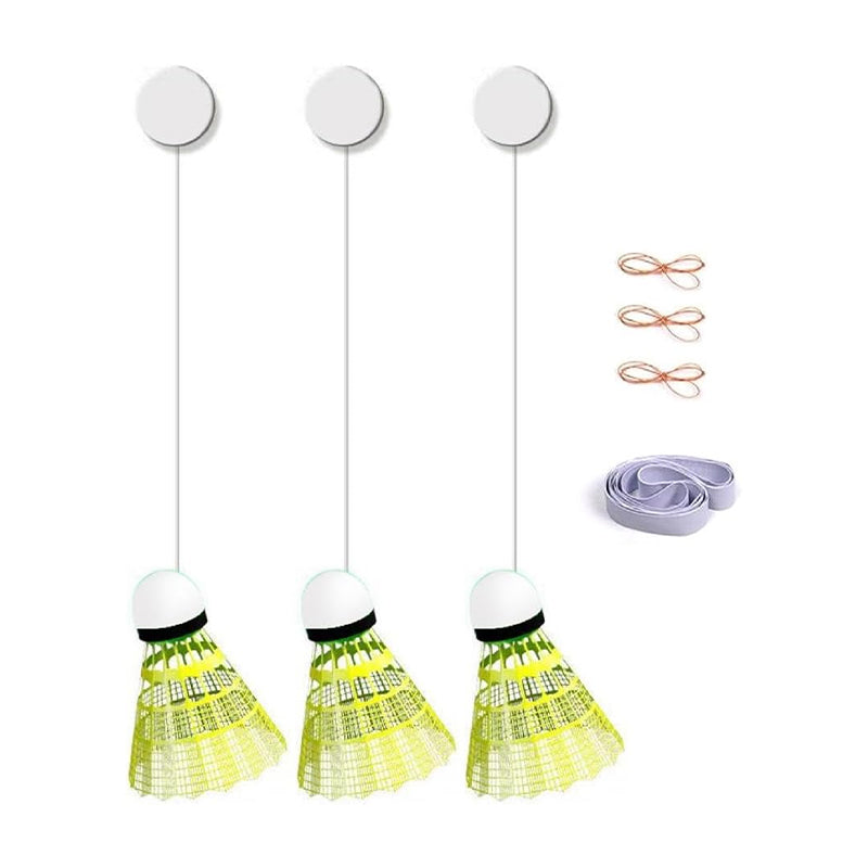 Automatic rebound badminton trainer