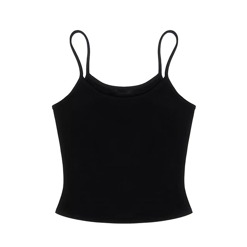 Casual enkel camisole-topp för kvinnor