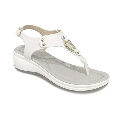 Sommar enfärgade flip flop sandaler