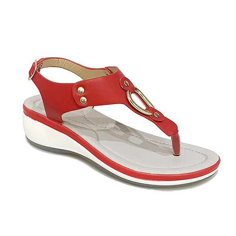 Sommar enfärgade flip flop sandaler