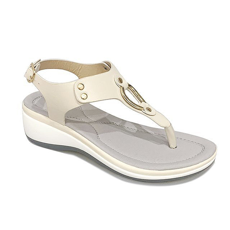 Sommar enfärgade flip flop sandaler