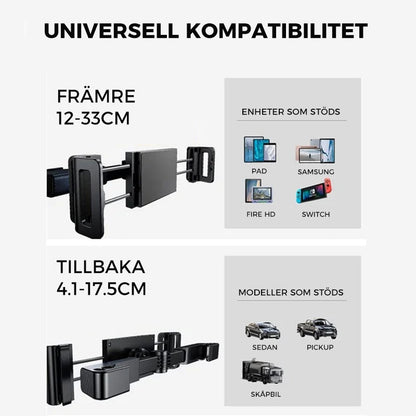 Tablettfäste För Nackstöd