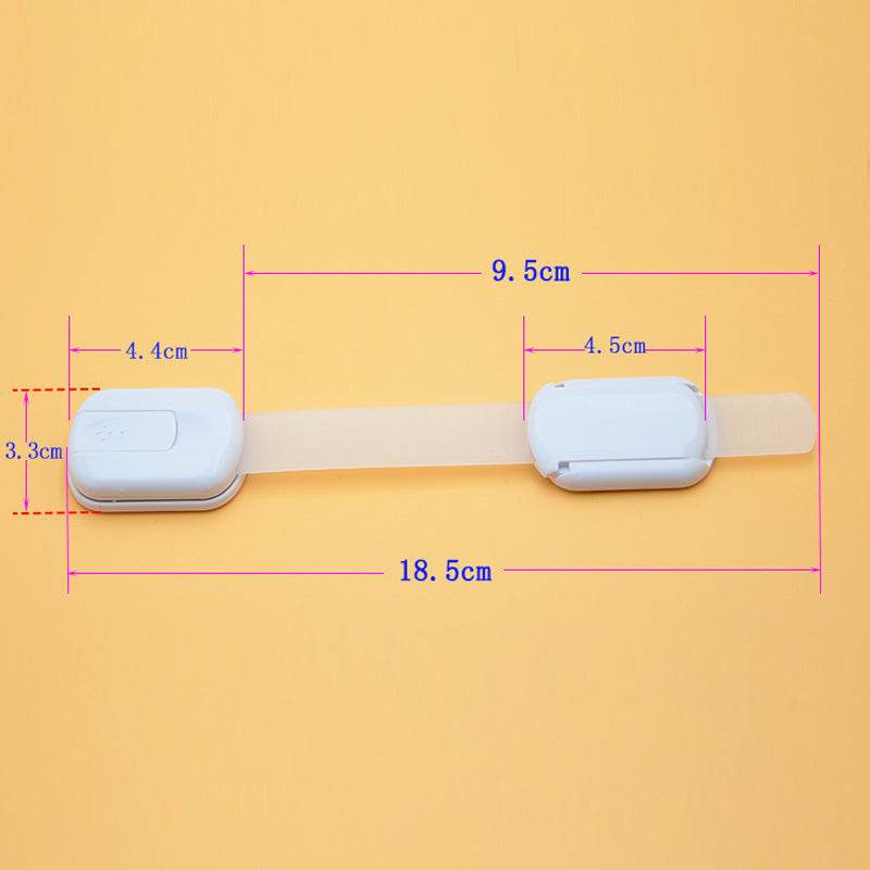 Plastlåsremmar säkerhetsskydd för spädbarn（6st）
