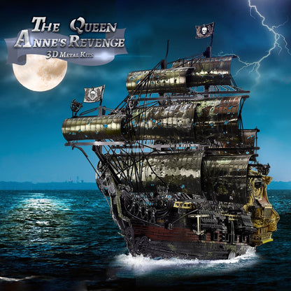 Queen Anne's Revenge™ - 3D Metall Pussel