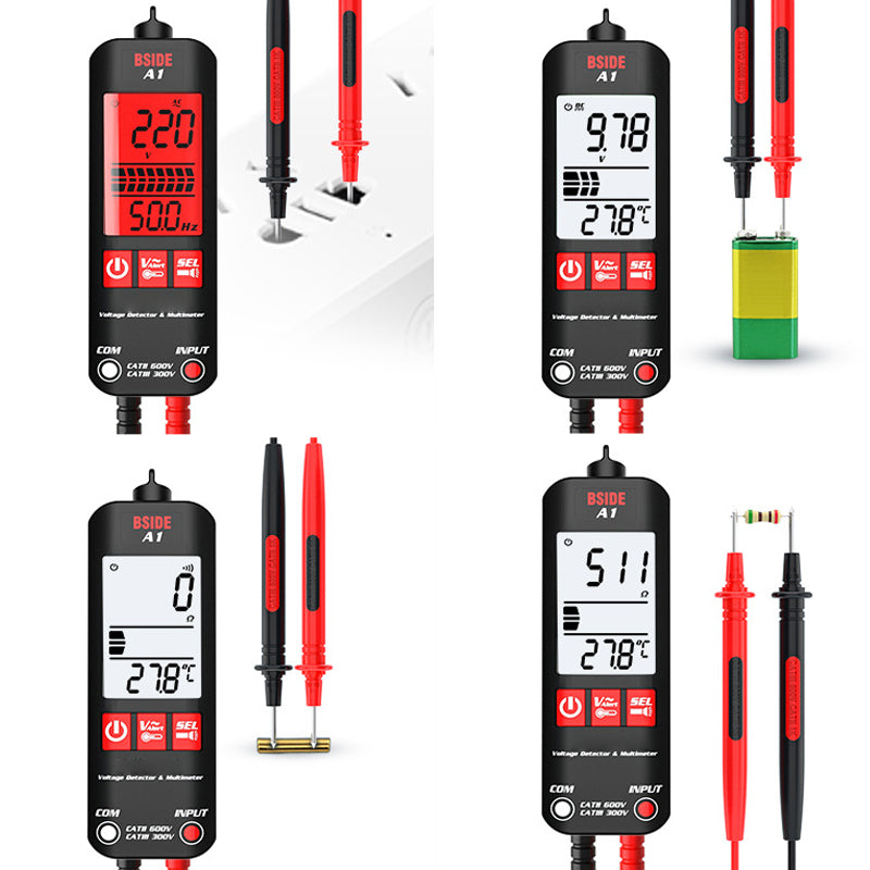 A1 Helautomatisk Anti-Burn Intelligent Digital Multimeter