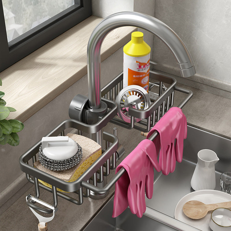 Rostskyddad Space Aluminium Faucet Rack- Köp 2 gratis frakt