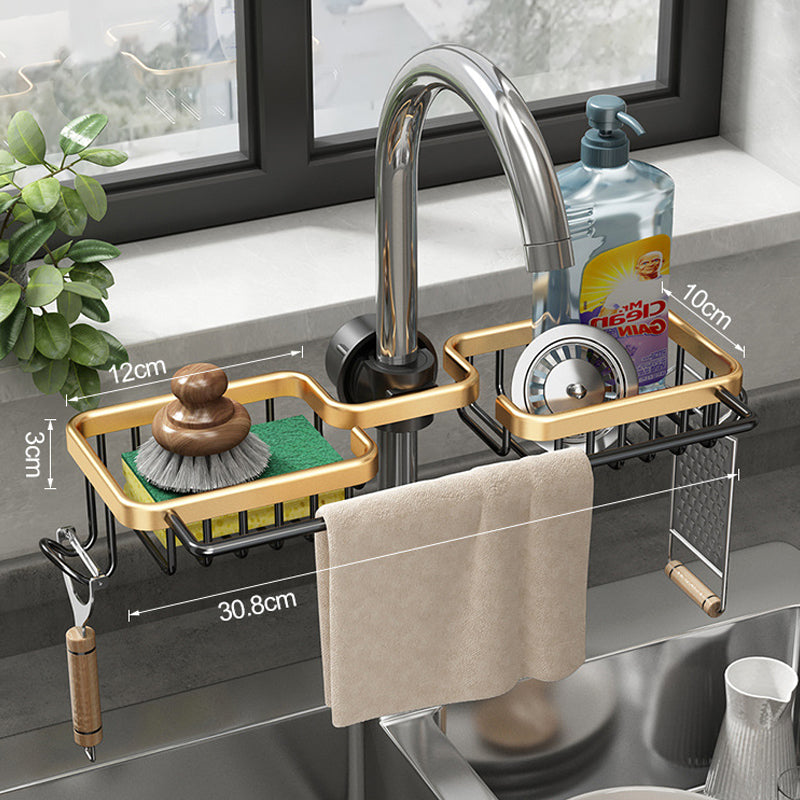 Rostskyddad Space Aluminium Faucet Rack- Köp 2 gratis frakt