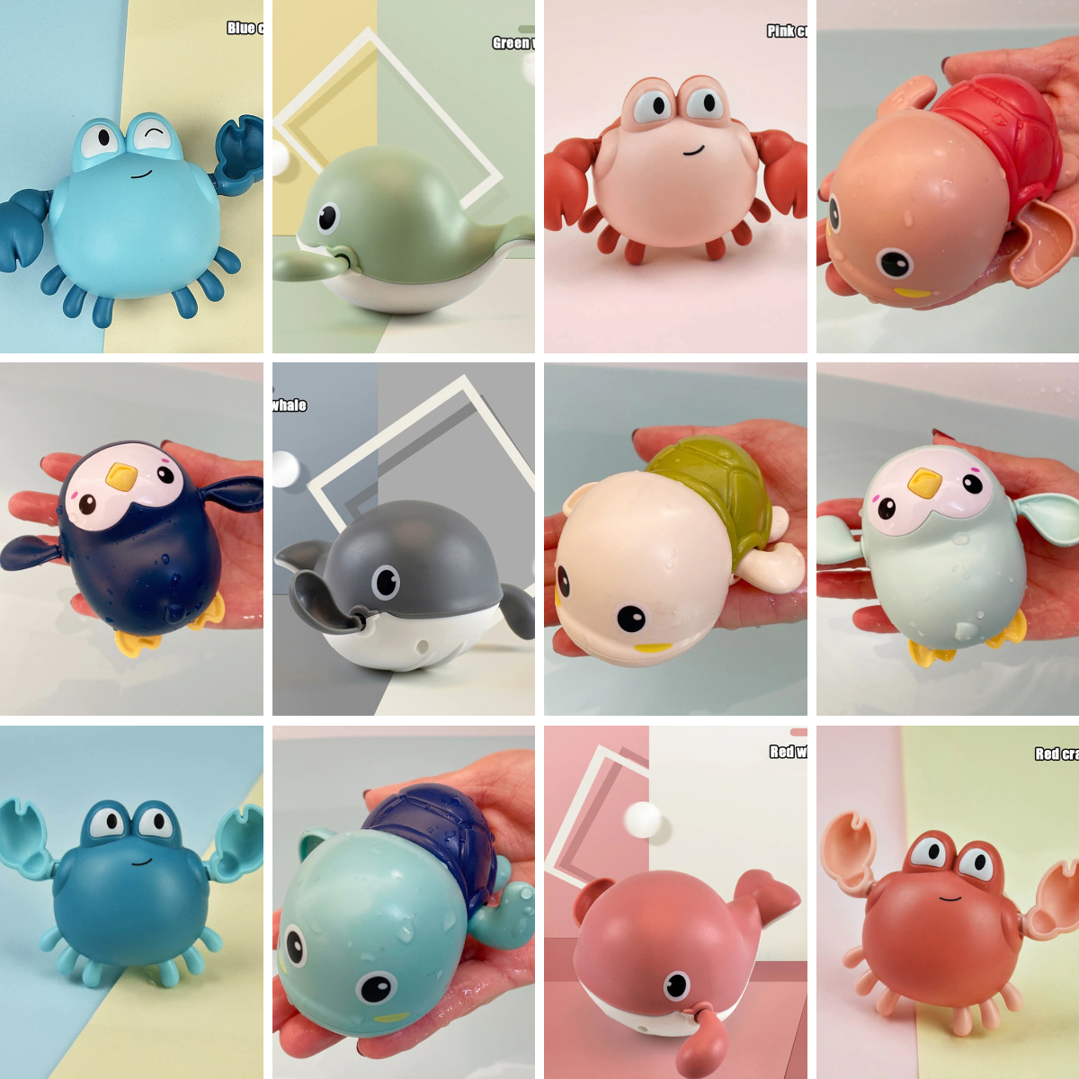 Kletshuts™ Bath Buddies - Simmande Havsvarelser