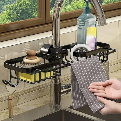 Rostskyddad Space Aluminium Faucet Rack- Köp 2 gratis frakt