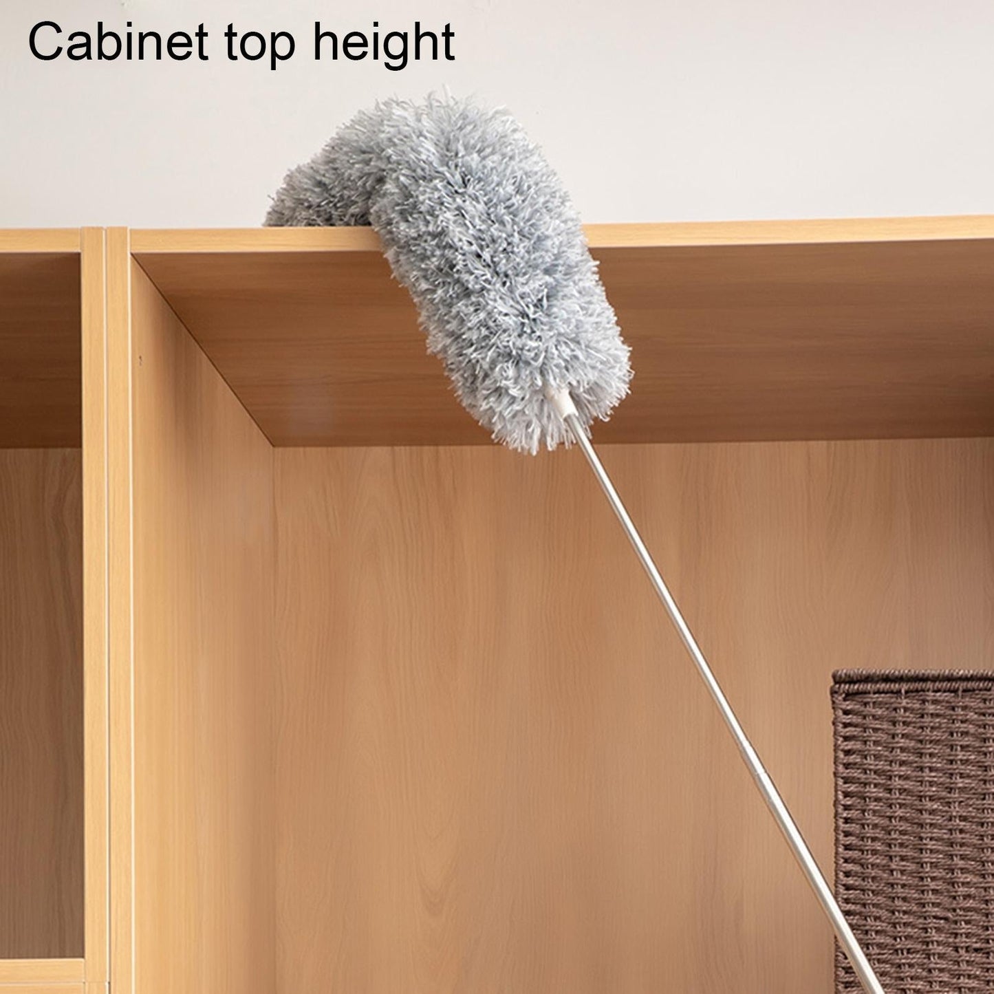 Long handle retractable bendable duster