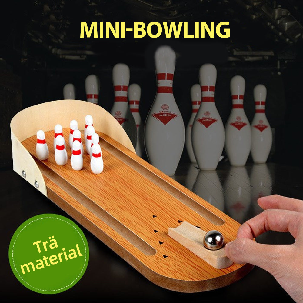 Mini bowling | Träspel för barn över 3 år