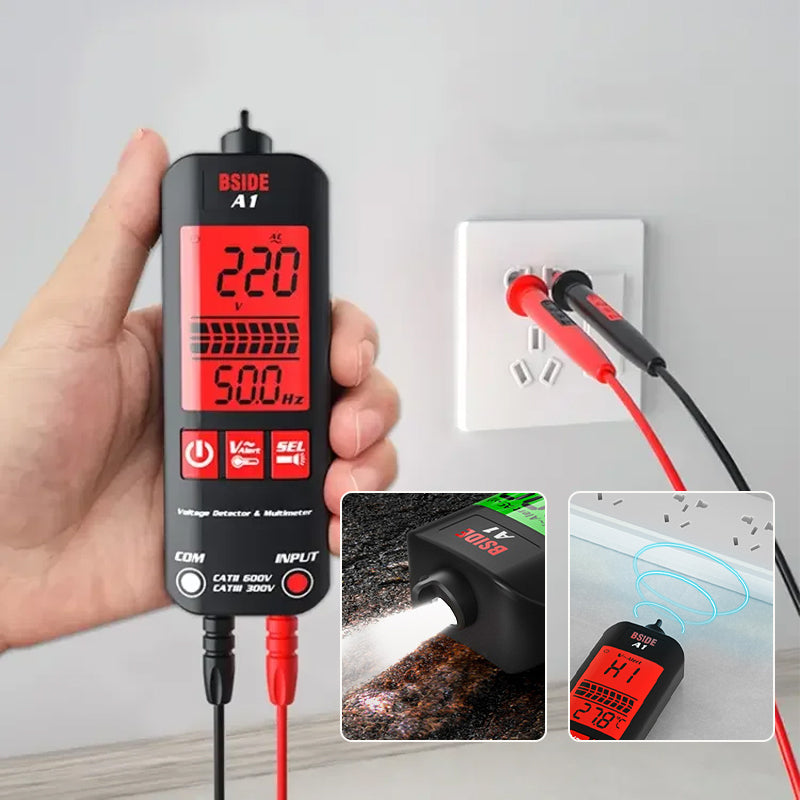 A1 Helautomatisk Anti-Burn Intelligent Digital Multimeter