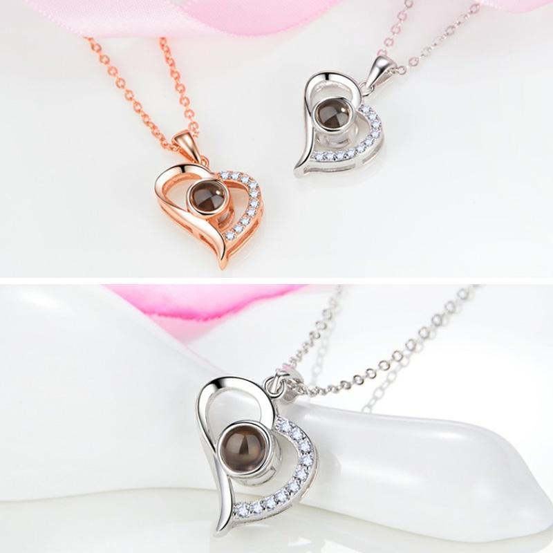 Love Projection Heart Halsband