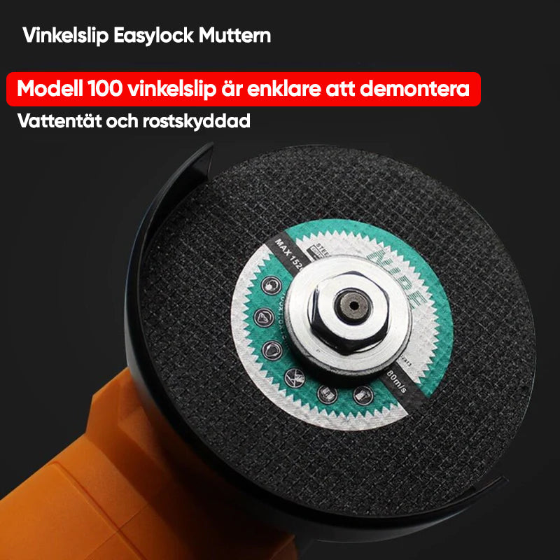 Vinkelslip Easylock Mutter