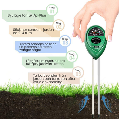 3-in-1 Soil Tester Kits with Moisture