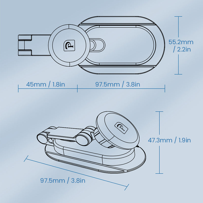 Magnetisk förlängningsfäste