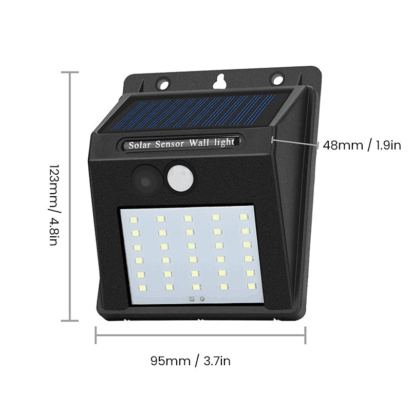 Rörelsesensor solar LED-ljus