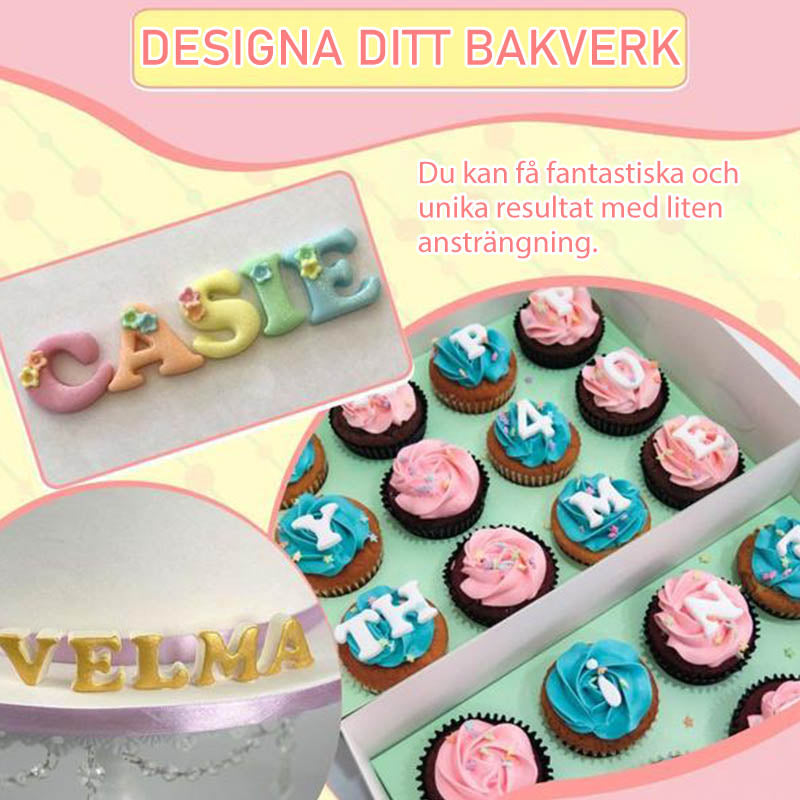 Utskrift av Fondant Kaka verktygssats