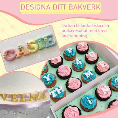 Utskrift av Fondant Kaka verktygssats