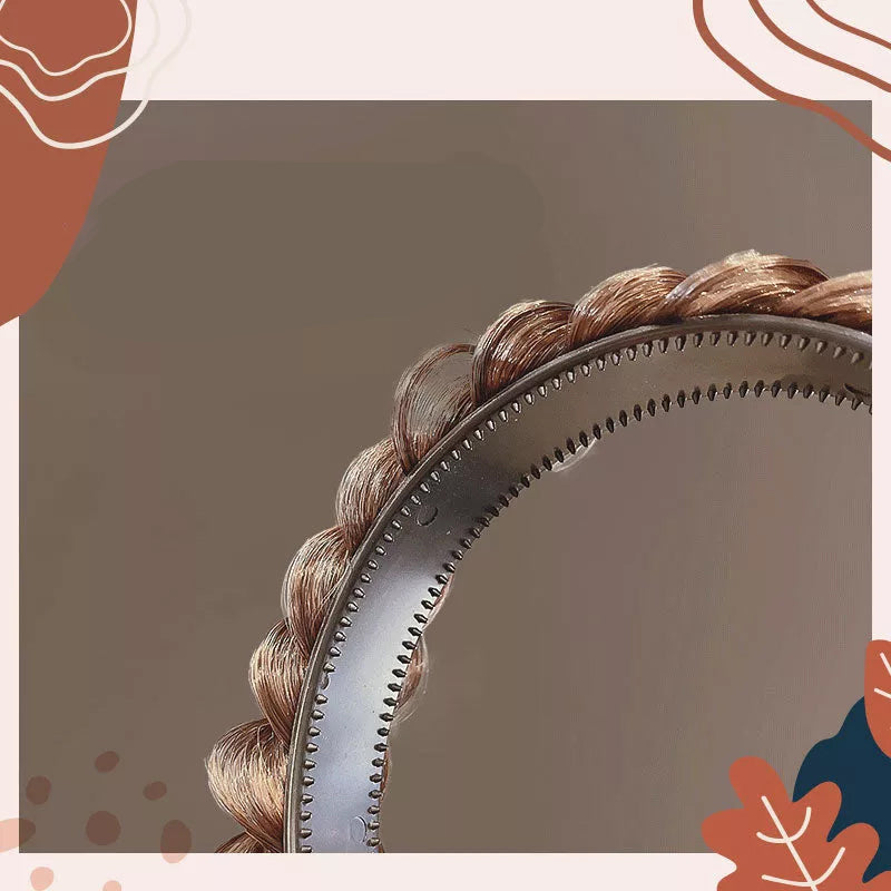 Non-slip braided wig Diadem