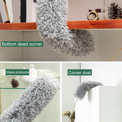 Long handle retractable bendable duster