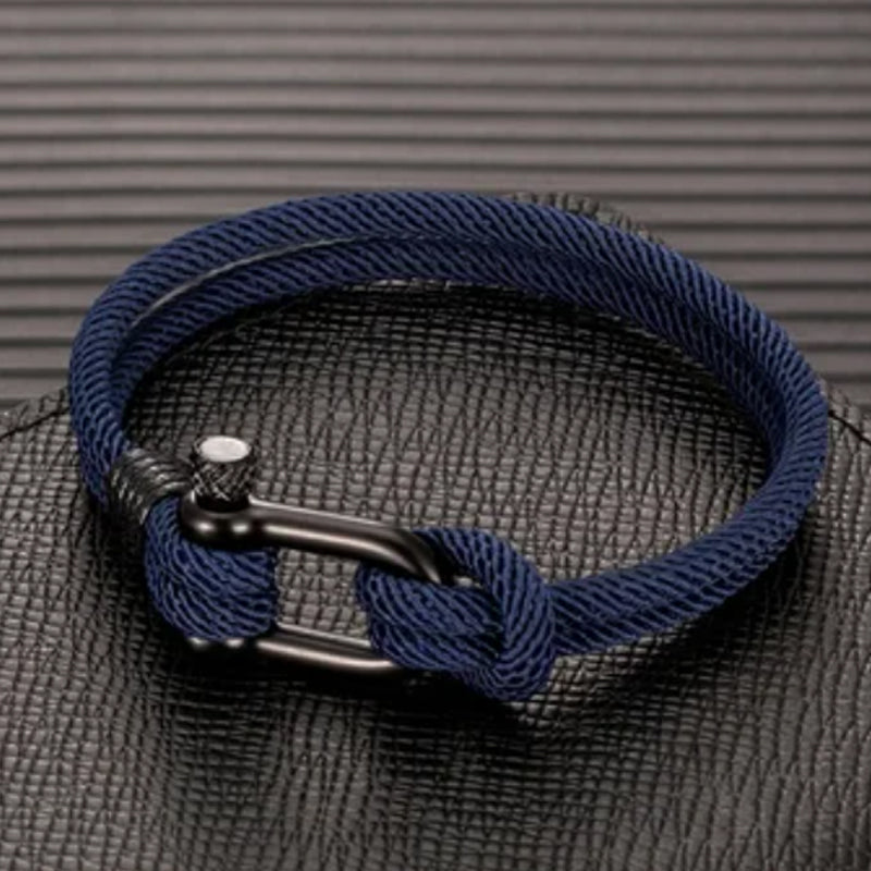 U-format Nylon flätat armband