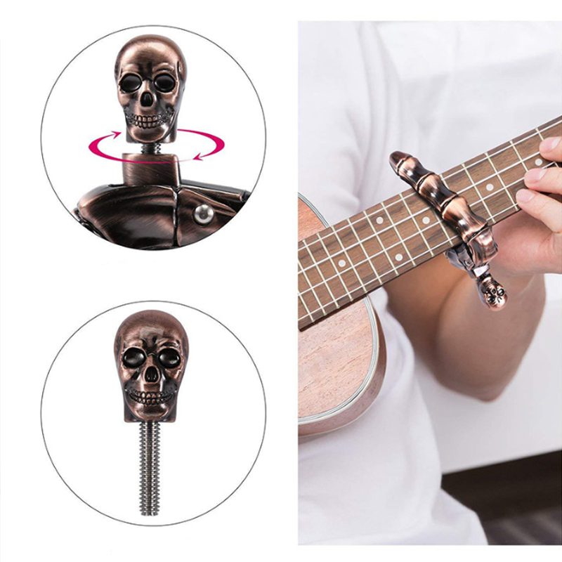 Skalle Finger Gitarr Capo