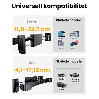 Tablettfäste För Nackstöd