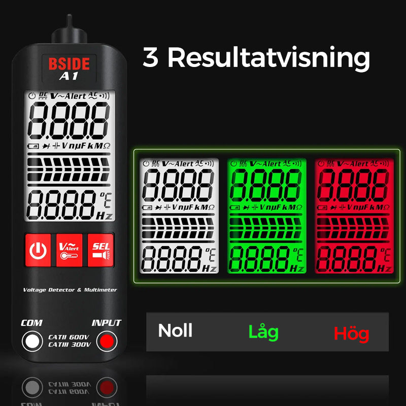 A1 Helautomatisk Anti-Burn Intelligent Digital Multimeter