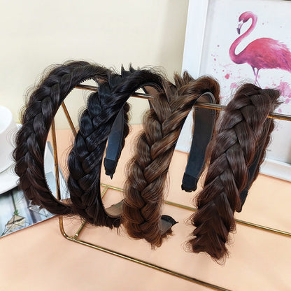 Non-slip braided wig Diadem