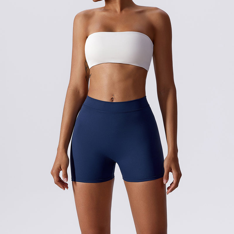 Sculpting V-Rygg Rynkade Shorts