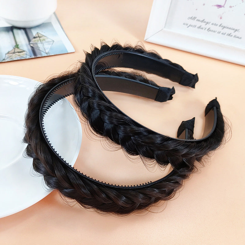 Non-slip braided wig Diadem